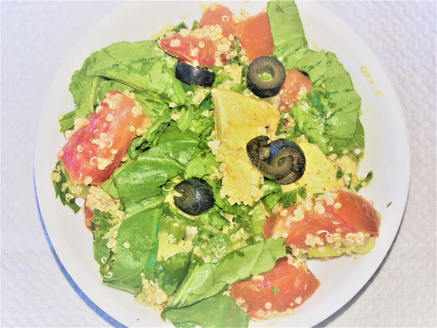 Chicken-Spinach-Quinoa Salad