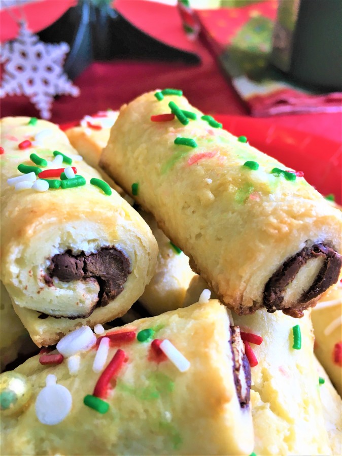 Holiday Choco Roll Ups (Schoko-Roellchen)